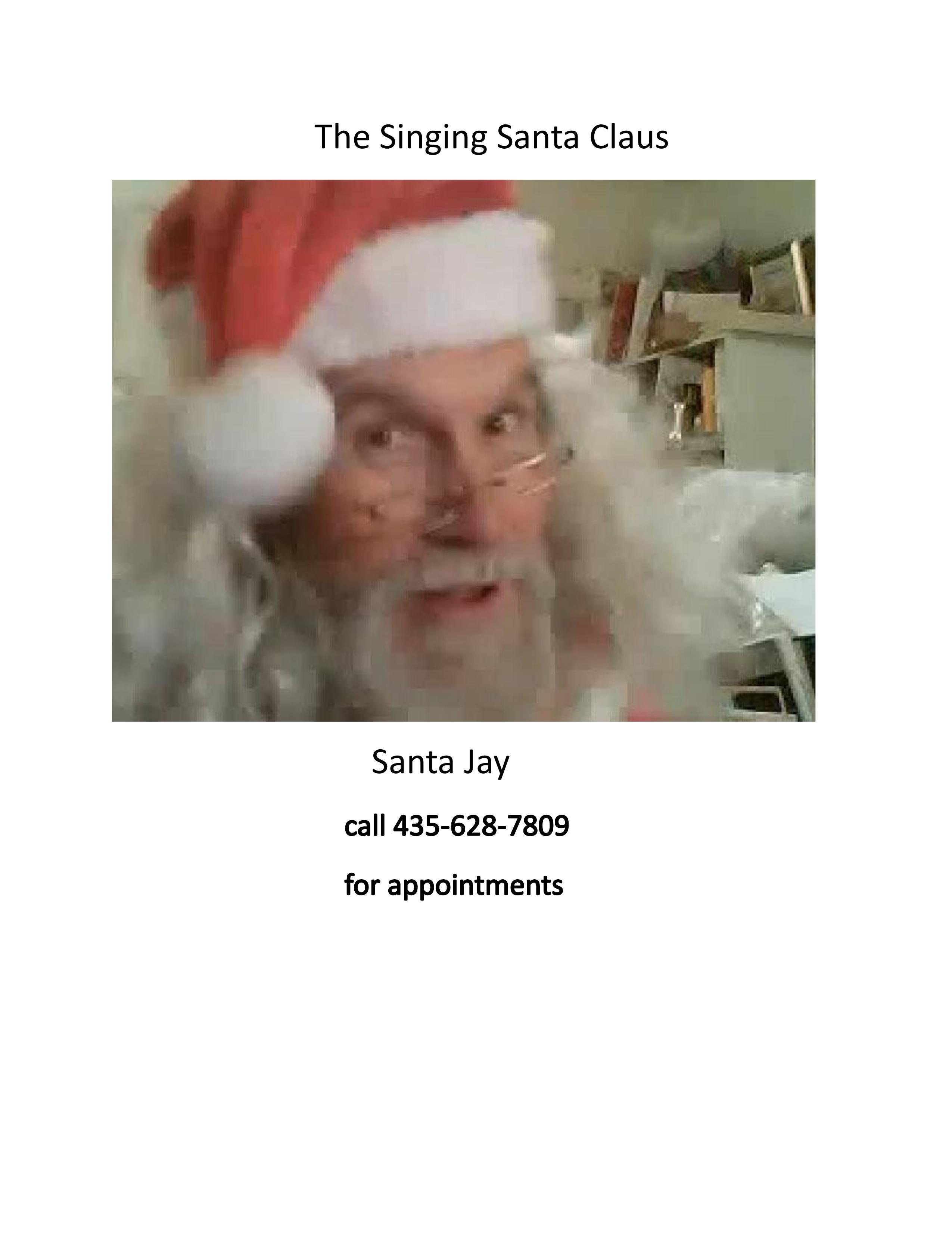 The Singing Santa Claus card (2)